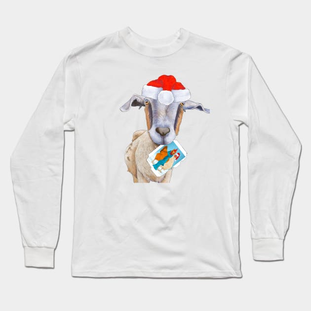 A Tasty Christmas Treat Long Sleeve T-Shirt by Julie Townsend Studio